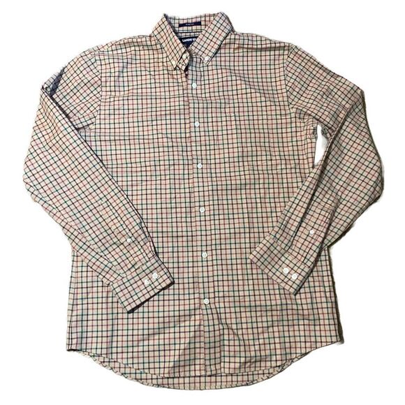 Lands End Plaid Dress Shirt - Picture 1 of 4
